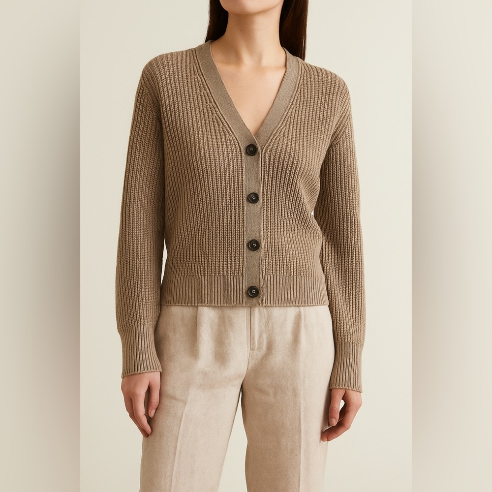 WILFRED 100% Merino Wool Cardigan Sweater – Size XS